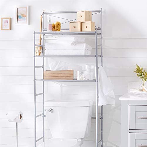 4 AmazonBasics+3+Tier+Over+Toilet+Bathroom+Shelf