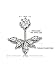 Sumind 2 Pairs Ear Jacket Crystal Ear Cuffs Leaf Feather Earrings Stud Earring, Silver and Rose Gold