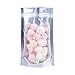 Sealable Food Storage Pouch Bags - Stand Up Aluminum Plastic Bags by Greenery for Kitchen - Clear Front & Aluminum Foil Back - 5”W x 8”H -100-Pack - Ideal for Healthy Snacks, Spices, Cereals, Nuts