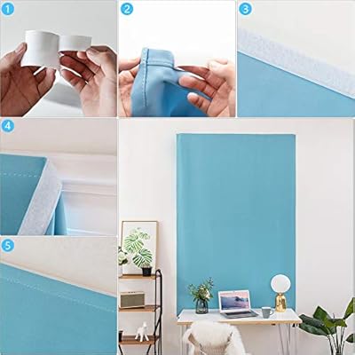 Decoration Prosperveil Portable Blackout Blinds Stick On Temporary