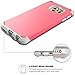 E LV Case for Galaxy S6 Edge case (Shock Proof Defender) Slim Cover Protection for Samsung Galaxy S6 Edge - [RED Melon/Grey]