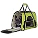 Paws & Pals Airline Approved Pet Carrier - Soft-Sided Carriers for Small Medium Cats and Dogs Air-Plane Travel On-Board Under Seat Carrying Bag with Fleece Bolster Bed for Kitten Cat Puppy Dog Taxi
