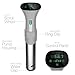 Sous Vide Immersion Circulator Cooker | UPGRADED - Only machine with DELAY-START Timer | Simplest to use & clean, set & go out of the box | BONUS Velvet Storage Sleeve & e-Recipe Book FREE