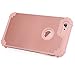 BENTOBEN iPhone 6S Case, iPhone 6 Case, 3 in 1 Hybrid Hard PC & Soft Silicone Heavy Duty Rugged Bumper Shockproof Anti Slip Full-Body Protective Case for iPhone 6/6S (4.7 inch), Rose Gold
