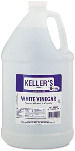 Rosa Marca Brand White Vinegar, 4%, 128oz - four bottles.