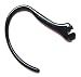 1pc New Black Slim Earhook for Plantronics Voyager 520 521 835 Explorer 235 320 395 245 243 242 240 360 370 220 350 340 330 Plantronics M50 M24 M20 Wireless Bluetooth Headset Headsets Ear Hook Loop Clip Stabilizer Earloop Earclip Replacement Part + Black Sea International Logo Good Quality Micro Fiber Cleaning Cloth (random color) 7X6"