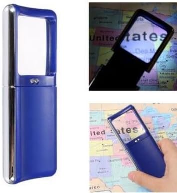 3.5X Handheld LED Magnifier Magnifying Reading Glass Zoomer Light Jewelry Loupes by Robyshop