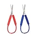 Special Supplies Loop Scissors for Teens And Adults 8 Inches (3-Pack) Colorful Looped, Adaptive Design, Right and Lefty Support, Small, Easy-Open Squeeze Handles, Supports Elderly and Special Needs