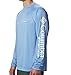 Columbia Men's Terminal Tackle Long Sleeve Fishing Shirt, White Cap/White Logo, 4X Tall