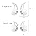 Spigen TEKA RA200 Airpods Earhooks Cover for Apple Airpods Earphones Headphones Earbuds (2 Pairs- Large & Small) Patent Pending - White