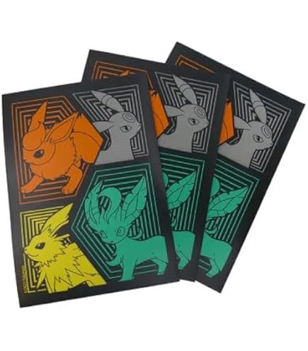 Amazon.com: Pokemon Card Sleeves - Sylveon Espeon Glaceon - Evolving Skies  Elite Trainer Box - 65 Count Pack