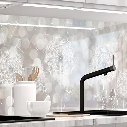 Stickerprofis Küchenrückwand hochglänzend selbstklebend - SOMMERWIND - 1,8mm, Hartkunststoff, alle Untergründe, Spritzschutz, PREMIUM 60 x 220cm