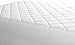 Utopia Bedding Quilted Fitted Mattress Pad, Twin Size, Elastic Fitted Mattress Topper Protector and Cover Stretches up to 16 Inches Deep, Machine Washable (White)
