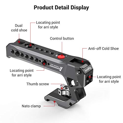 SMALLRIG NATO Top Handle Hand Grip with Record Start/Stop Remote