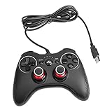 Rii GP400 Gaming Wired Gamepad Controller PC Windows XP / 7/8 / 10 Games Playstation 3 Steam Gaming Two-Town Joystick Asymmetric Vibration USB Game Stick Joy pad Controller Video Game