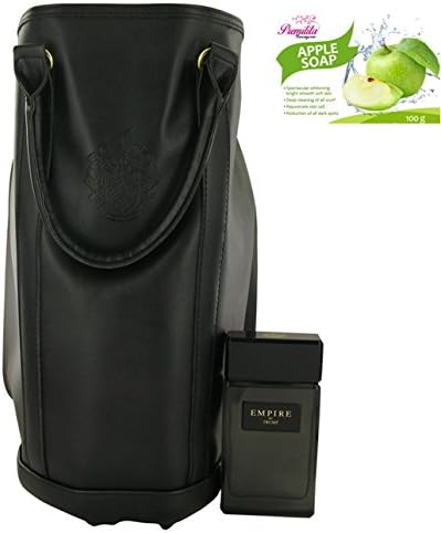 Trump Empire Cologne For Men Gift Set - 3.4 oz Eau De Toilette Spray + Duffle Bag [WP] Free! Premilita Beautycare Apple Soap 100 g
