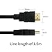 HDMI Cable 5FT(3 Packs)-Hight Speed HDMI 1.4 Ready-Gold Plated Connectors-Supports Ethernet,Ultra HD,3D,HDR,Audio Return Channel