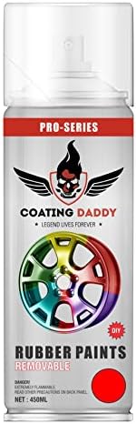 Coating Daddy Rubber Paint (450 ml, Fluorescent Red)
