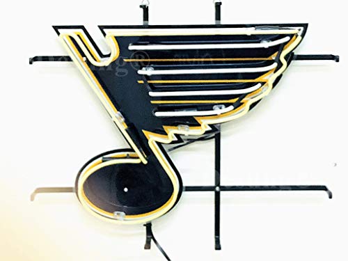 Desung 20"x16" St. Louis Sports Team Blue Hockey Neon Sign Light (MultipleSizes) HD Vivid Printing Tech Handmade Man Cave Beer Bar Pub Lamp VD36
