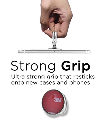 image for Aduro Cell Phone Ring Holder, 3 in 1 Universal Phone Ring Stand Car Ho