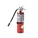Buckeye 25614 ABC Multipurpose Dry Chemical Hand Held Fire Extinguisher with Aluminum Valve and Vehicle Bracket, 5 lbs Agent Capacity primary