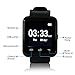 Wavefull Bluetooth Smart Jogging Watch U8, Sport Wrist Watch Uwatch Fit for Smart Phones IOS Apple Iphone Android Samsung HTC Sony Blackberry (Black)