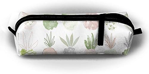 Stationery Bag Pen Holder Pencil Pouch Cosmetic Pineapple Colored Pattern Office Supplies Coins Makeup Pouch Purse For Students