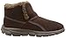 Skechers Women's Go Walk Move-Chugga Imprint Bootie,Chocolate,7.5 M US
