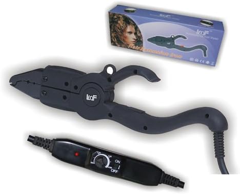Black Professional Loof Duck Heat Wand Heat Clamp for Hair Extensions