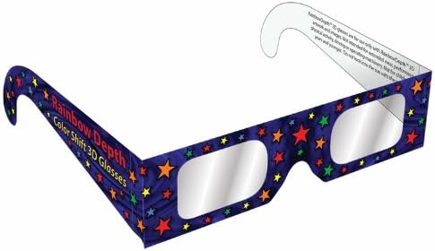 RainbowDepth Color Shift 3D Glasses - (4 Pack)