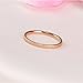 Womens 2mm Stainless Steel Sand Blast Finish Rose Gold Wedding Band Engagement Domed Ring Size 5
