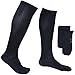 EvoNation Men’s USA made Knee High 20-30 mmHg Graduated Compression Socks – Moderate Pressure Compression Garment, Navy, X-Large