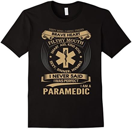 Men's paramedic gifts- I never said i perfect paramedic Large Black