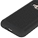 Galaxy J1 Case (2016), Galaxy Amp 2 Case, CoverON [HexaGuard Series] Slim Hybrid Hard Phone Cover Case for Samsung Galaxy J1 2016 (ATT) / Samsung Galaxy Amp 2 (Cricket) - Black/Black