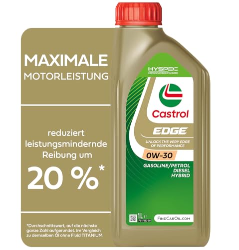 Castrol EDGE 0W-30 Advanced Full Synthetic Engine Oil, 1L