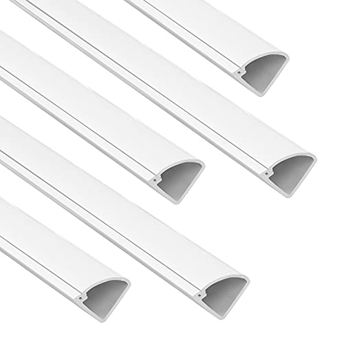 Corner Cable Concealer, 85inch Corner Cord Cover, Paintable Corner