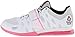 Reebok Women's Crossfit Lifter 2.0 Training Shoe, Porcelain/Steel/Electro Pink/Black/Happy, 8 M US