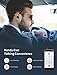 Single Wireless Earbud, Bluedio T Talking Mini Bluetooth 5.0 Invisible in Ear Earbuds with Mic & Charging Case, Car Bluetooth Headset Earpiece Support AWS for iPhone Android Cell Phone, Black