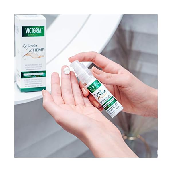 Victoria Beauty Jardin d’Hemp Anti Aging Eye Cream for Wrinkles, Dark Circles, Puffy Eyes and Eye Bags - with Retinol…