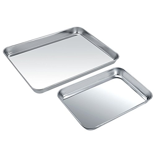 Baking Sheets for Oven, Zacfton Stainless Steel Cookie Sheet