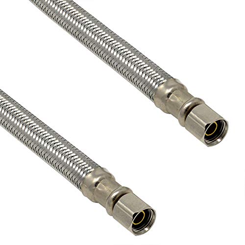 Braided Stainless Steel Ice Maker Water Supply Hose 10 Ft Universal