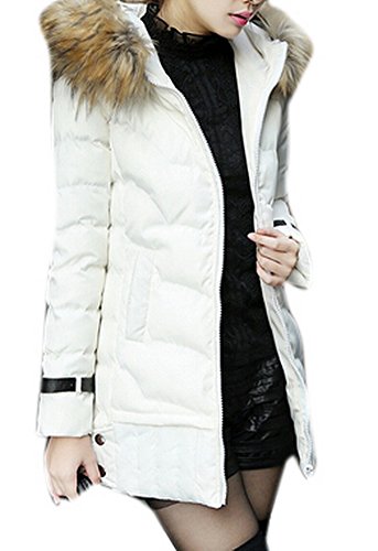 Allbebe Winter Warm Slim Fur Collar Hooded Down Coat Thick Cotton Padded Jacket Allbebe Winter Warm Slim Fur Collar Hooded Down Coat Thick Cotton Padded Jacket