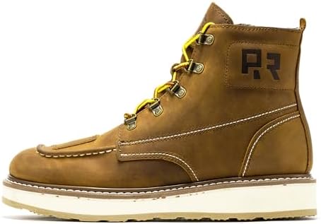 Amazon.com | SL-Saint Men's Work Boots Soft Moc Toe Handmade