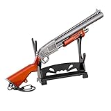 LLAMEVOL Gun Keychain for Men Guns Toys Heavy Shotgun Model Alloy Metal Assault Rifle Keychain Game Party Supplies Collection Gift for Boys