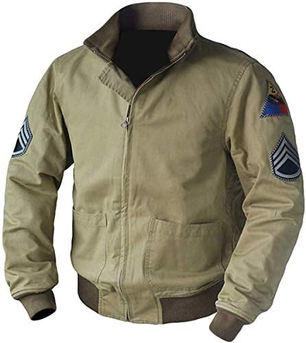 Marche Sydney Furee Khaki Wardaddy Jacket Tanker Jacket Brad Pitt