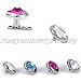 Surgical Steel Flat Bottom Dome for Internally Threaded Dermal Anchors 14ga Dermal Top Body