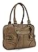 Scarleton Vintage Purses for Women, Top Handle Satchel Bag, Multi Pocket Crossbody Bags for Women, Shoulder Bag Tote, H106808 - Beige Brown