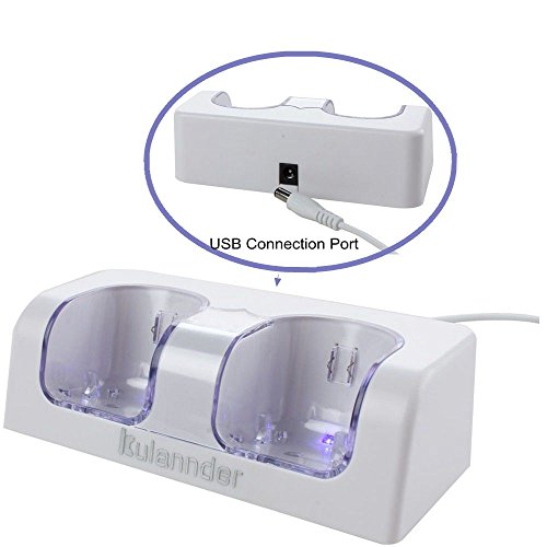 Kulannder-Wii-remote-battery-chargerFree-USB-Wall-Chargerlengthened-cord-Dual-Charging-Station-Dock-with-Two-Rechargeable-capacity-Increased-Batteries-for-Wii-Wii-U-Game-Remote-Controller-White