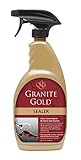 Granite Gold Sealer Spray - Water-Based Stone Sealing To Preserve And Protect Countertops - 24 Ounces