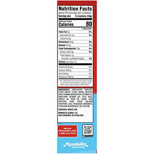RITZ HINT OF SALT CRACKERS, HINT OF SALT, 13.7 OUNCE